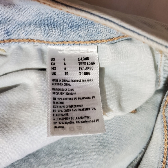 💖 American Eagle Light Wash Jeggings - Picture 7 of 7